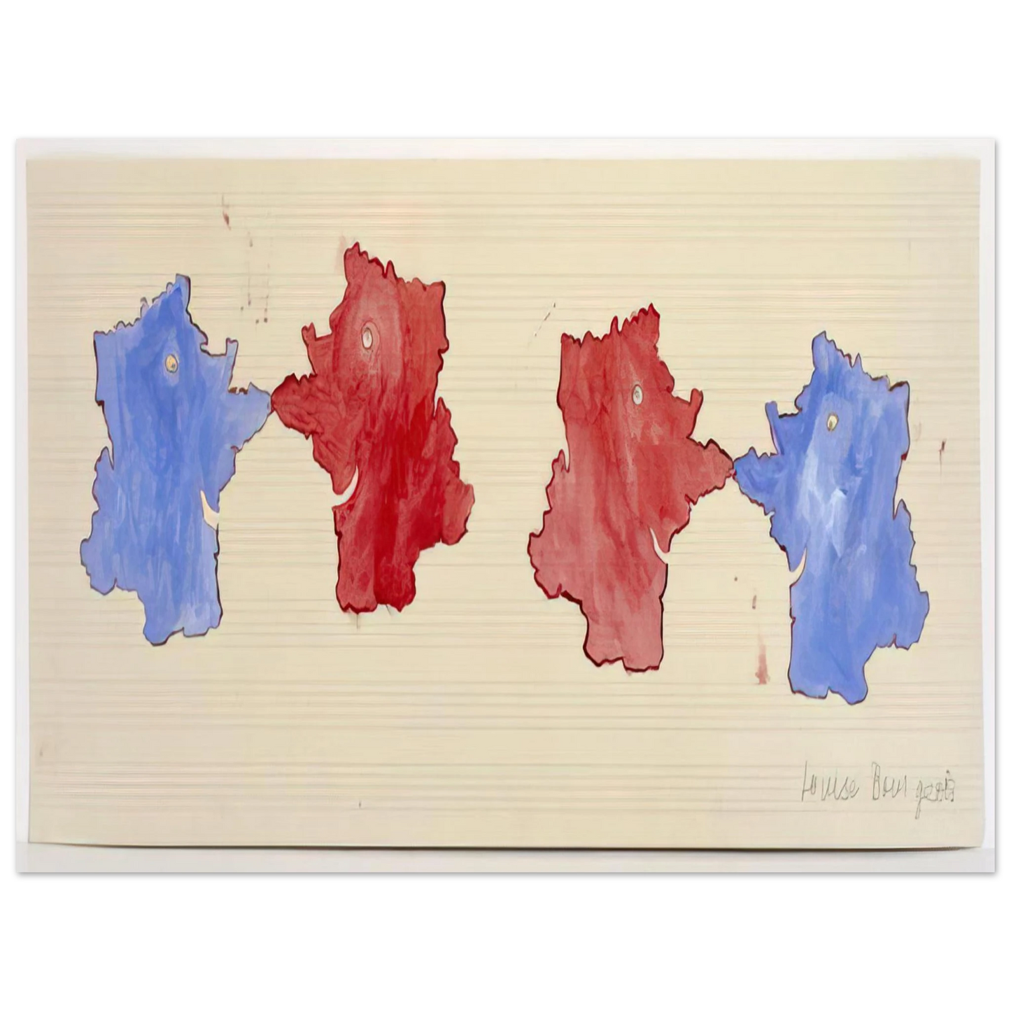 Louise Bourgeois - ON THE OCCASION OF SERPENTINE GALLERY MAP MARATHON Fine Art Poster - Default Title