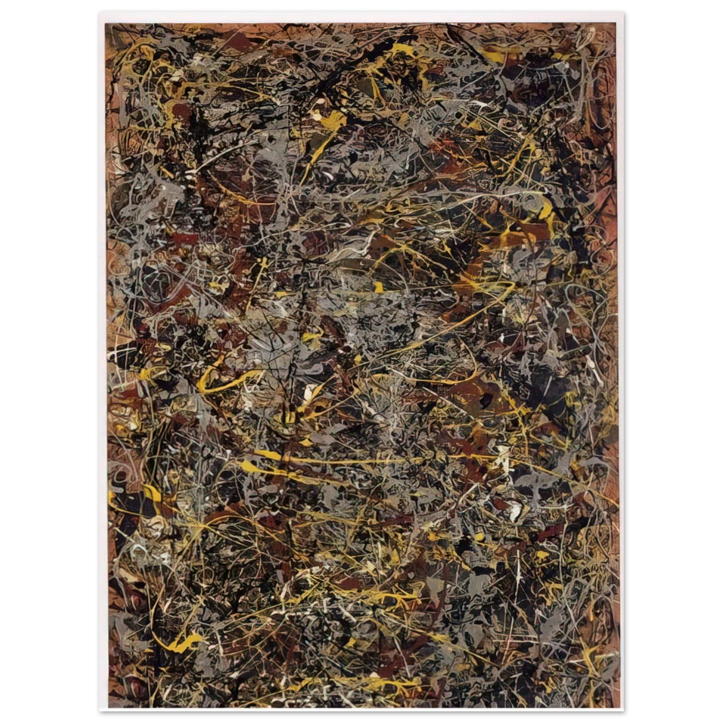 Jackson Pollock - NUMBER 5 1948 1 Fine Art Poster - Default Title