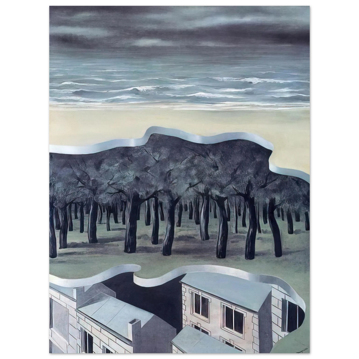 Rene Magritte - POPULAR PANORAMA 1926 Fine Art Poster - Default Title