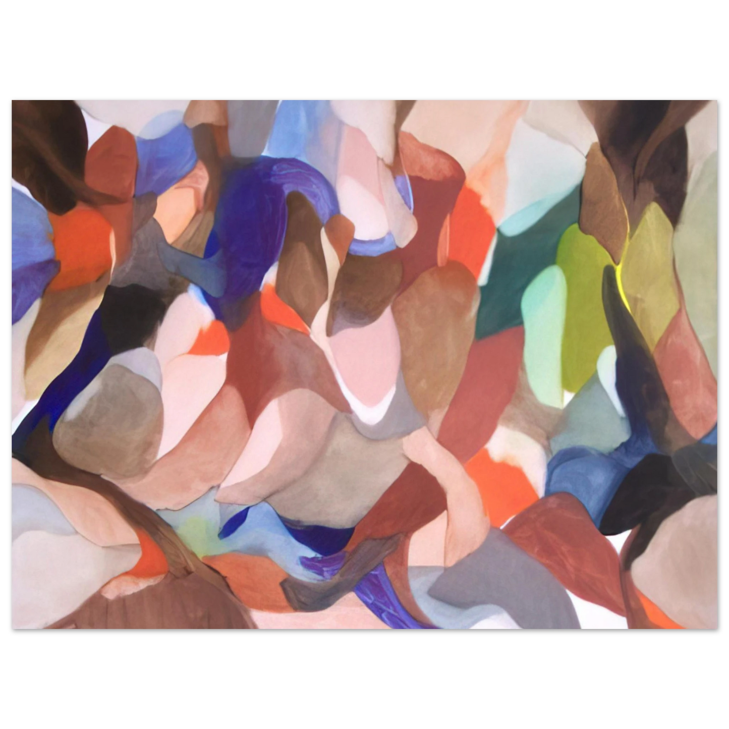 Alice Baber - Night of the Red Wind Fine Art Poster - Default Title