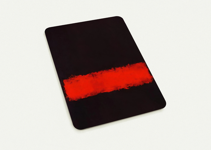 Black, Red and Black - 1968 By Mark Rothko Pack of 10 Post Cards | Mark Rothko Post Cards | A6 (10.5 x 14.8 cm) - 4.1 x 5.8 inches