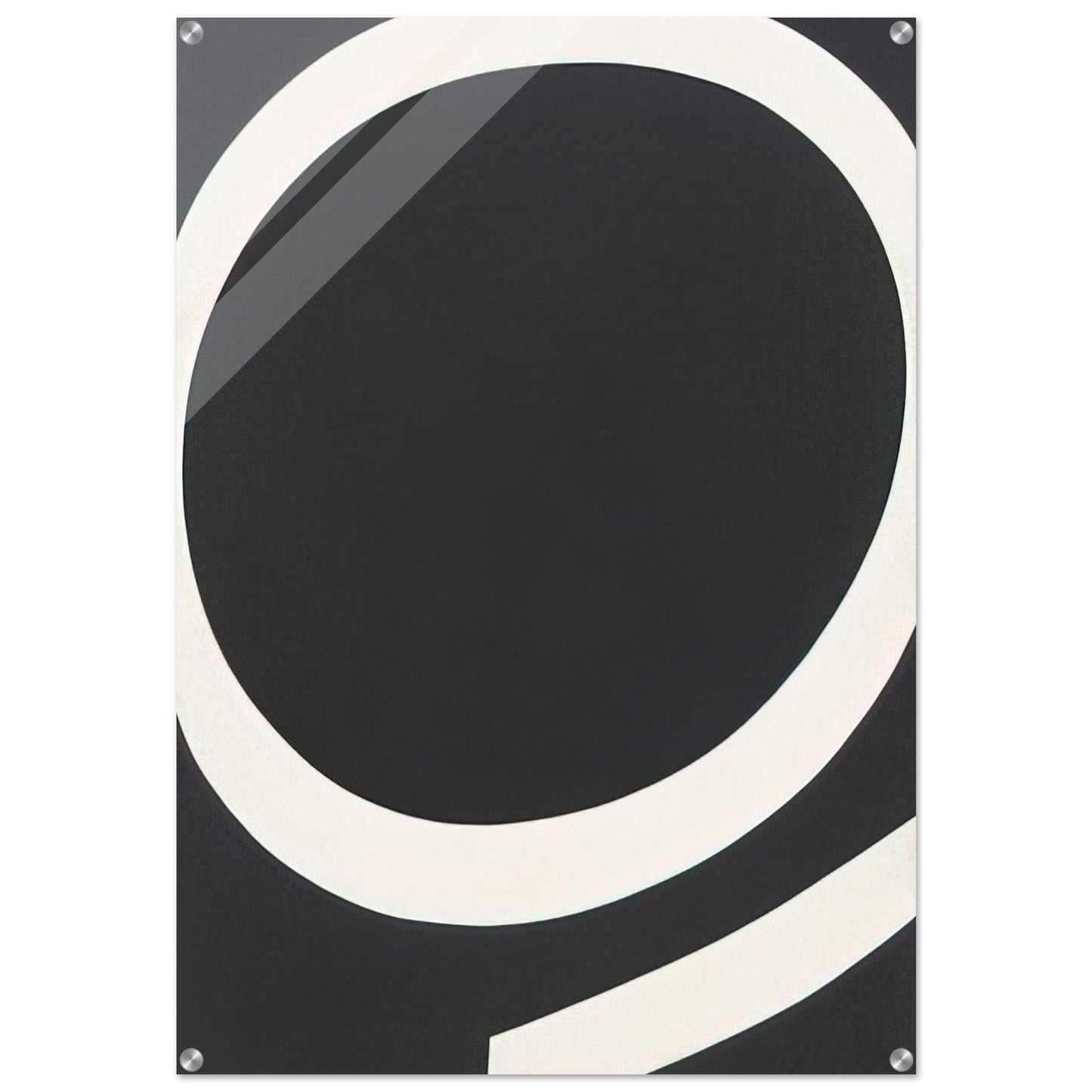 Running White - Ellsworth Kelly Acrylic Print - 70x100 cm / 28x40″ inches