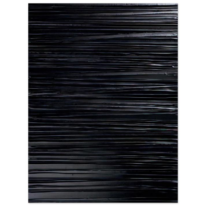 Pierre Soulages - Peinture 130 x 81 cm, 20-03-2004 - 2004 75x100 cm / 30x40inches Fine Art Poster
