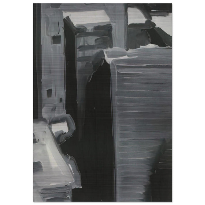 TOWNSCAPE 1968 - Gerhard Richter Brushed Aluminum Print - 70x100 cm / 28x40 inches | Gerhard Richter Aluminum Print | Gerhard Richter Prints