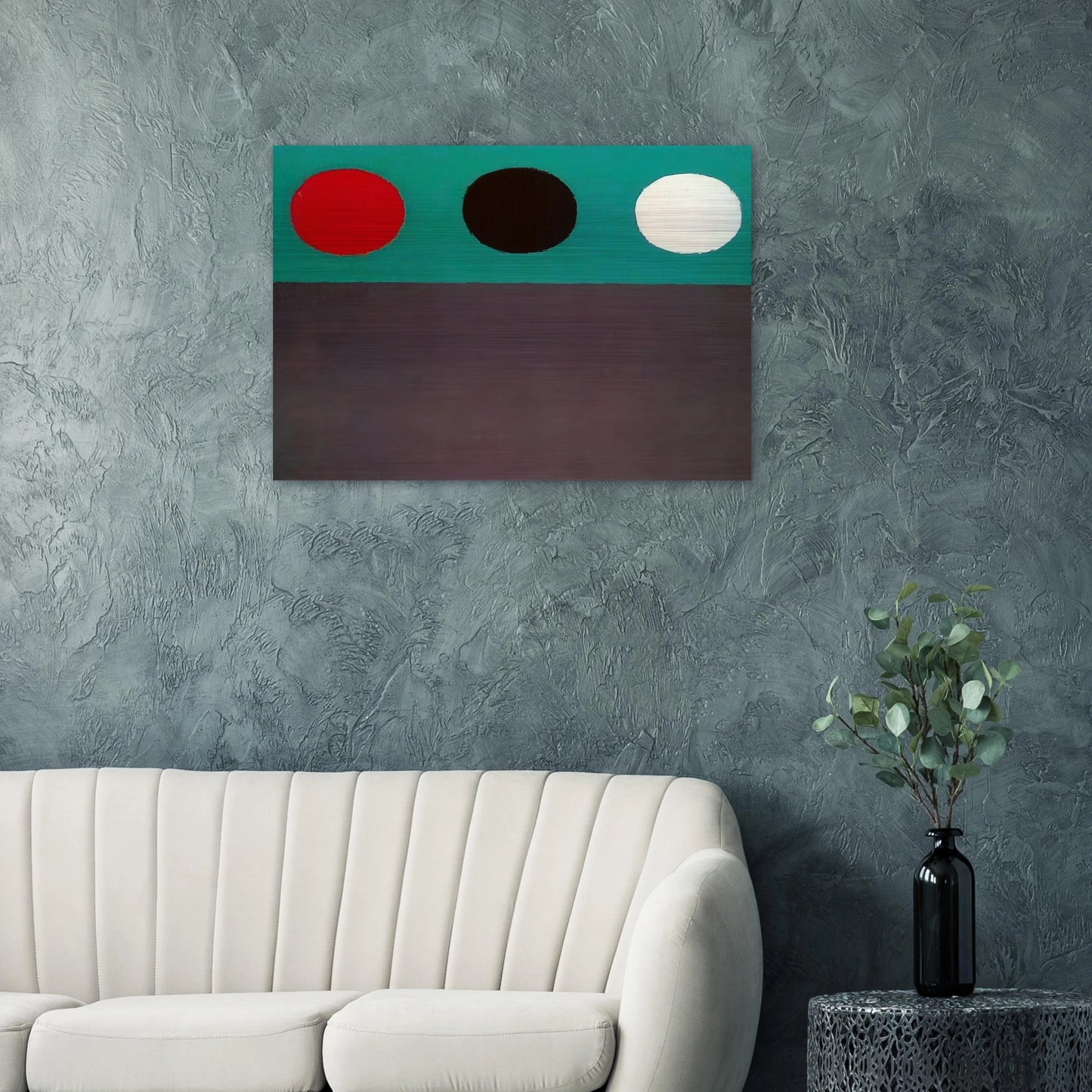 Loominé"""g #2 - 1969 - Adolph Gottlieb Brushed Aluminum Print - 70x100 cm / 28x40 inches | Adolph Gottlieb Aluminum Print | Adolph Gottlieb Prints