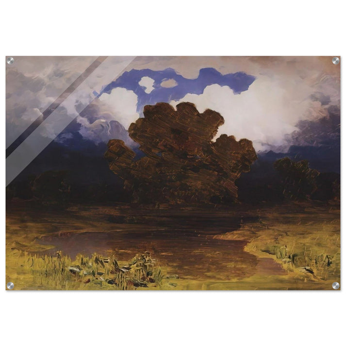 Forest Lake. Cloud - Arkhyp Kuindzhi Acrylic Print - 70x100 cm / 28x40″ inches | Arkhyp Kuindzhi Wall Art | Arkhyp Kuindzhi Prints