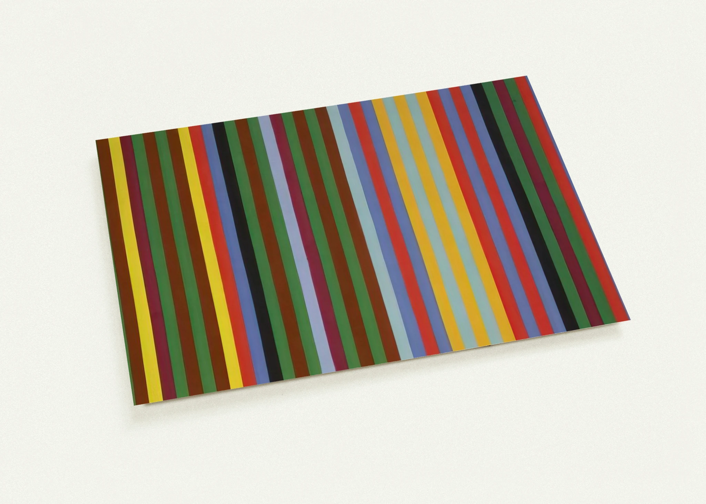 Circus Sounds - 1967 By Gene Davis Pack of 10 Post Cards | Gene Davis Post Cards | A6 (10.5 x 14.8 cm) - 4.1 x 5.8 inches