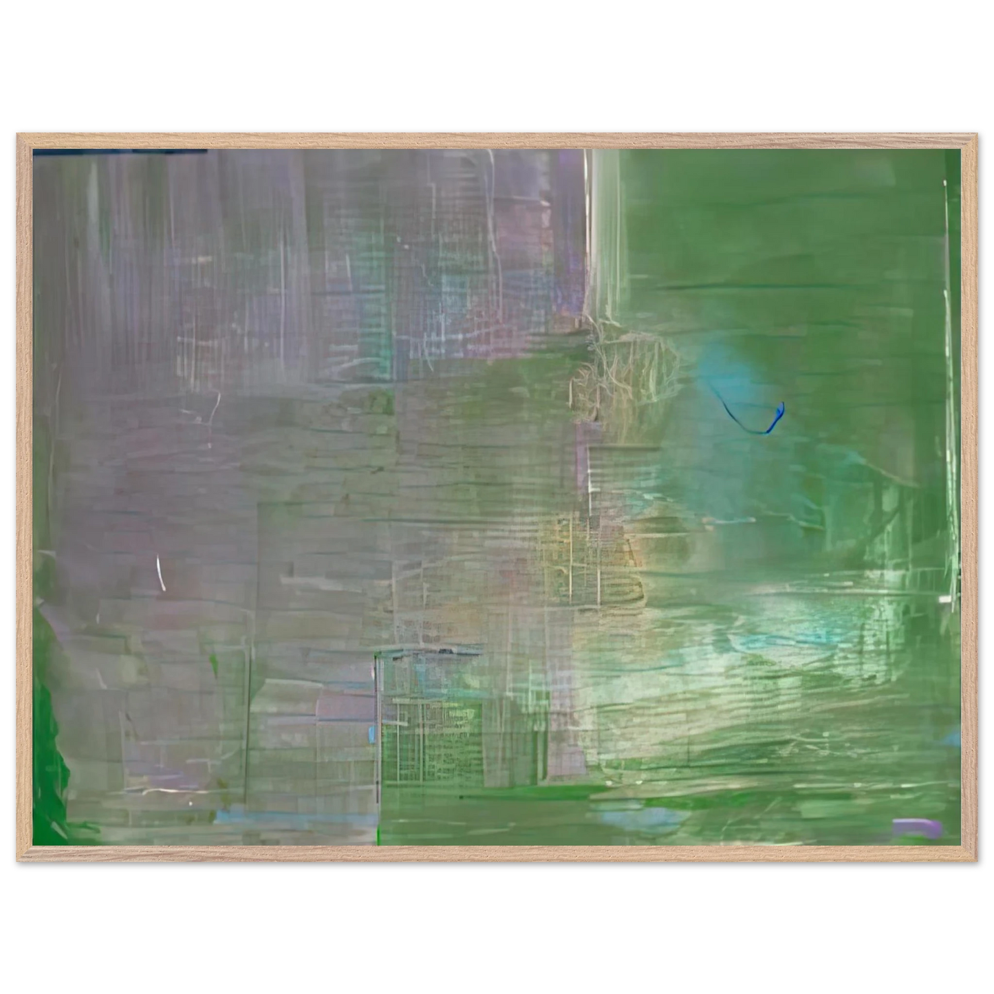 Helen Frankenthaler - Claude's Message, 1976- Wall Art - 21x29.7 cm / 8x12" - Premium Wooden Framed Poster With Fine Art Paper - White frame
