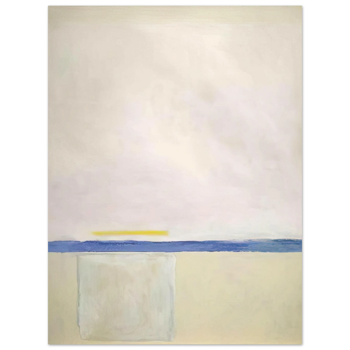 Theodoros Stamos - Low White Sun Box - 1965 75x100 cm / 30x40inches Fine Art Poster