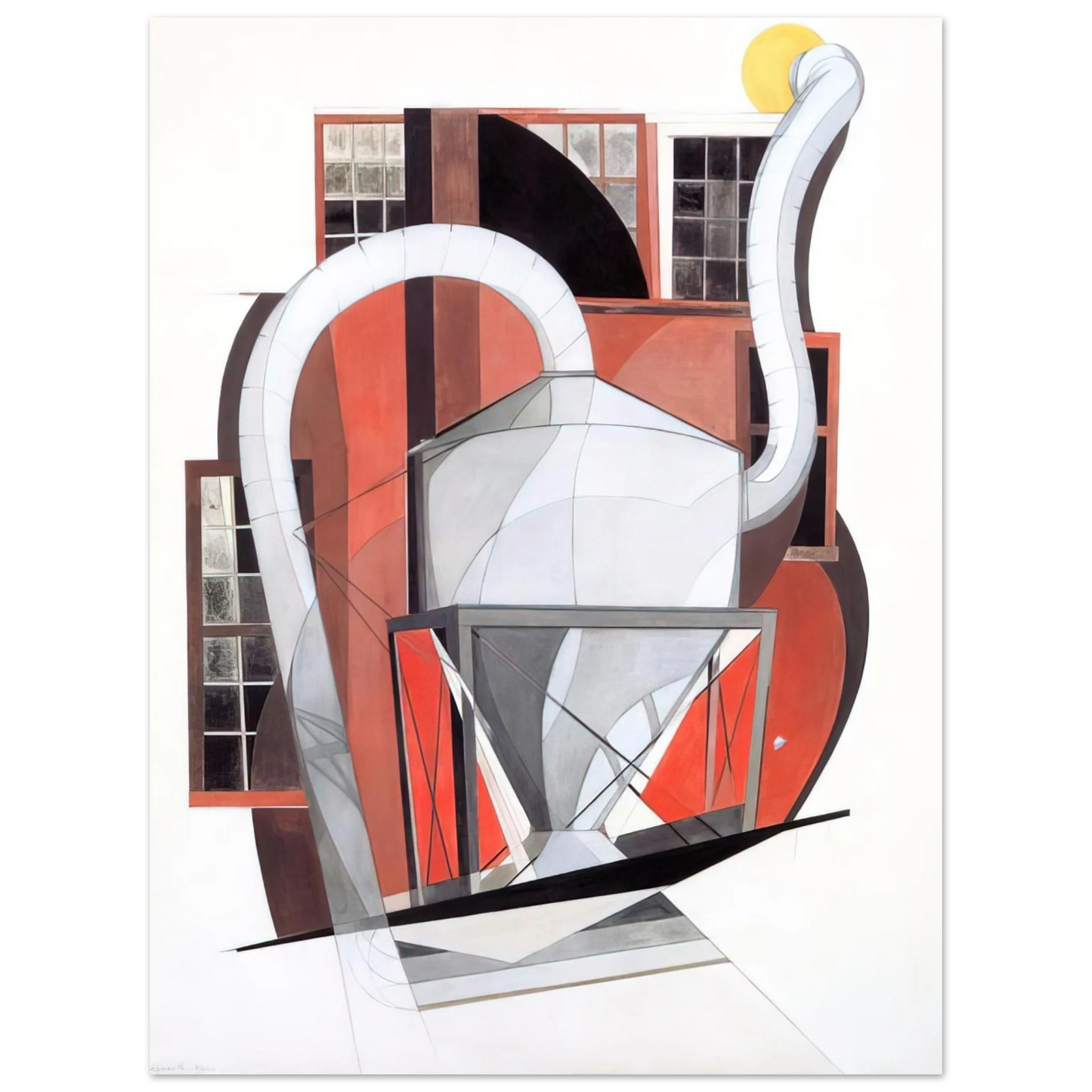 Charles Demuth - Machinery - 1920 Fine Art Poster - Default Title