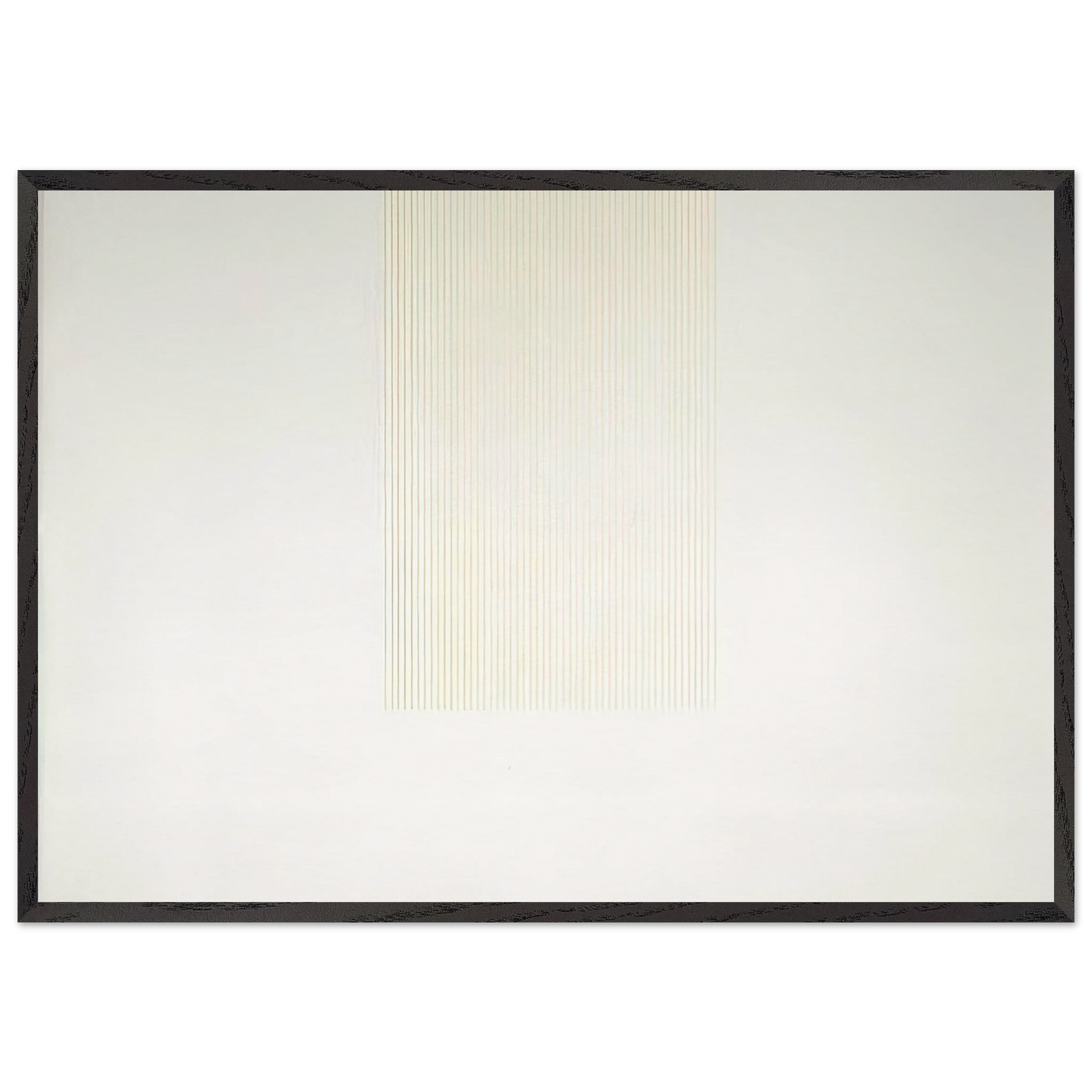 Untitled 1 - 1971 - Gene Davis Framed Art Print – Black Wooden Frame - Default Title - -Framed Art Print