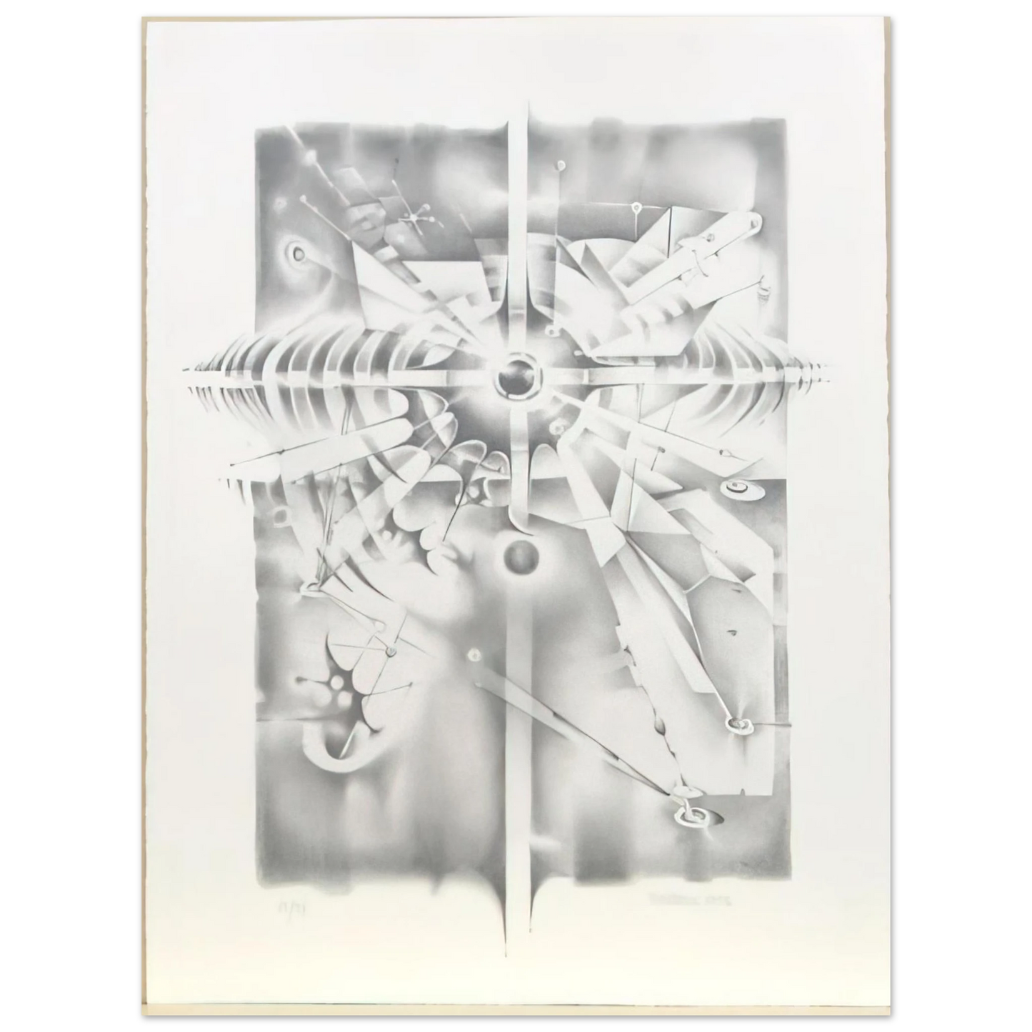 Lee Bontecou - UNTITLED FROM THE ATELIER PROJECT 1986 Fine Art Poster - Default Title