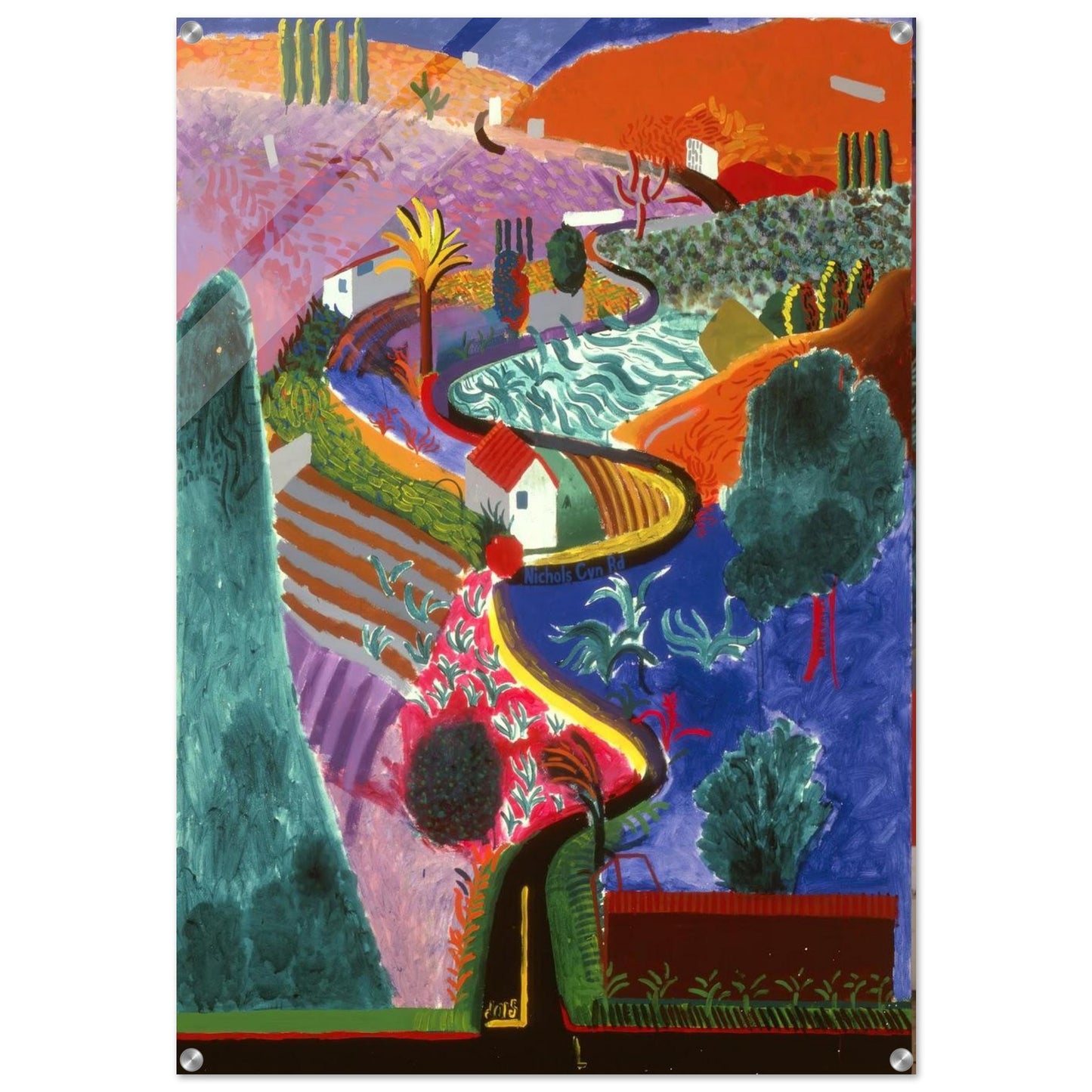 David Hockney - David Hockney Acrylic Print - 70x100 cm / 28x40″ inches | David Hockney Art | Artwork by David Hockney