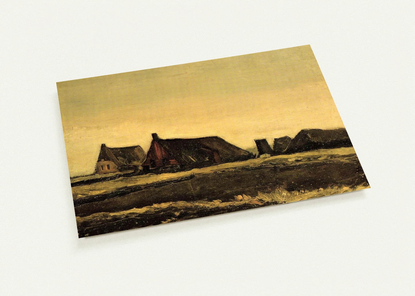 Cottages By Vincent van Gogh Pack of 10 Post Cards | Vincent van Gogh Post Cards | A6 (10.5 x 14.8 cm) - 4.1 x 5.8 inches