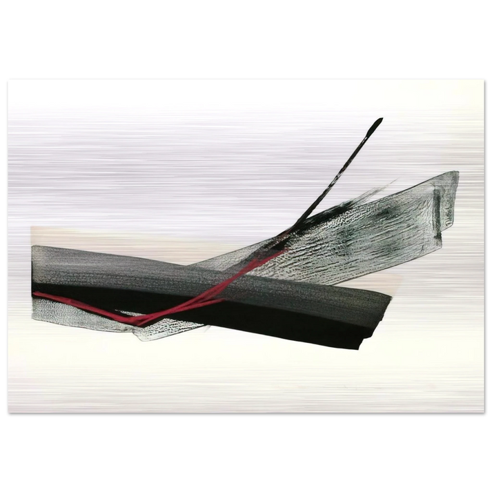 Gratitude - Abstract Expressionism - Toko Shinoda Brushed Aluminum Print - 70x100 cm / 28x40 inches | Toko Shinoda Aluminum Print | Toko Shinoda Prints