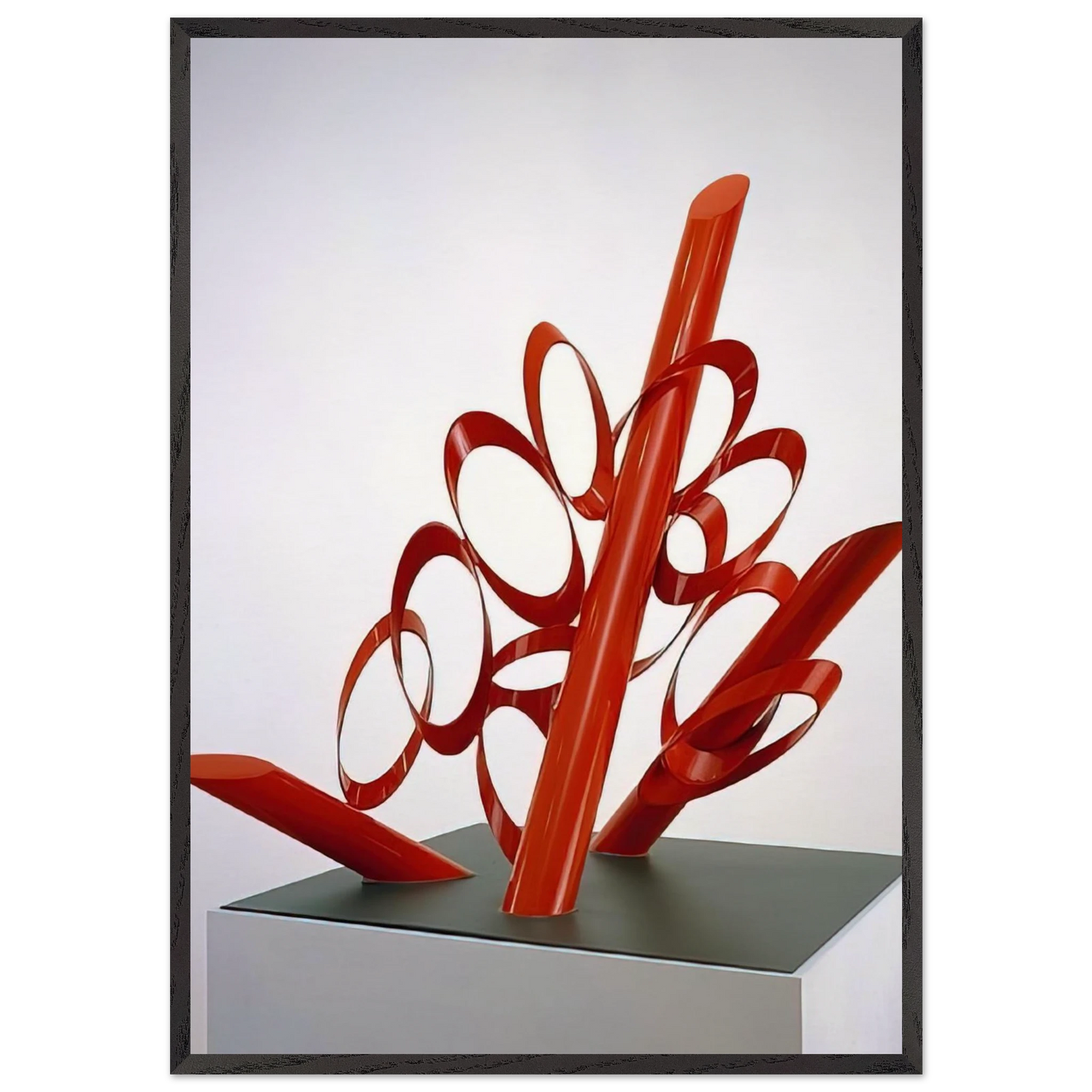 Stargazer - 1983 - Alexander Liberman Framed Art Print – Black Wooden Frame - Default Title - -Framed Art Print