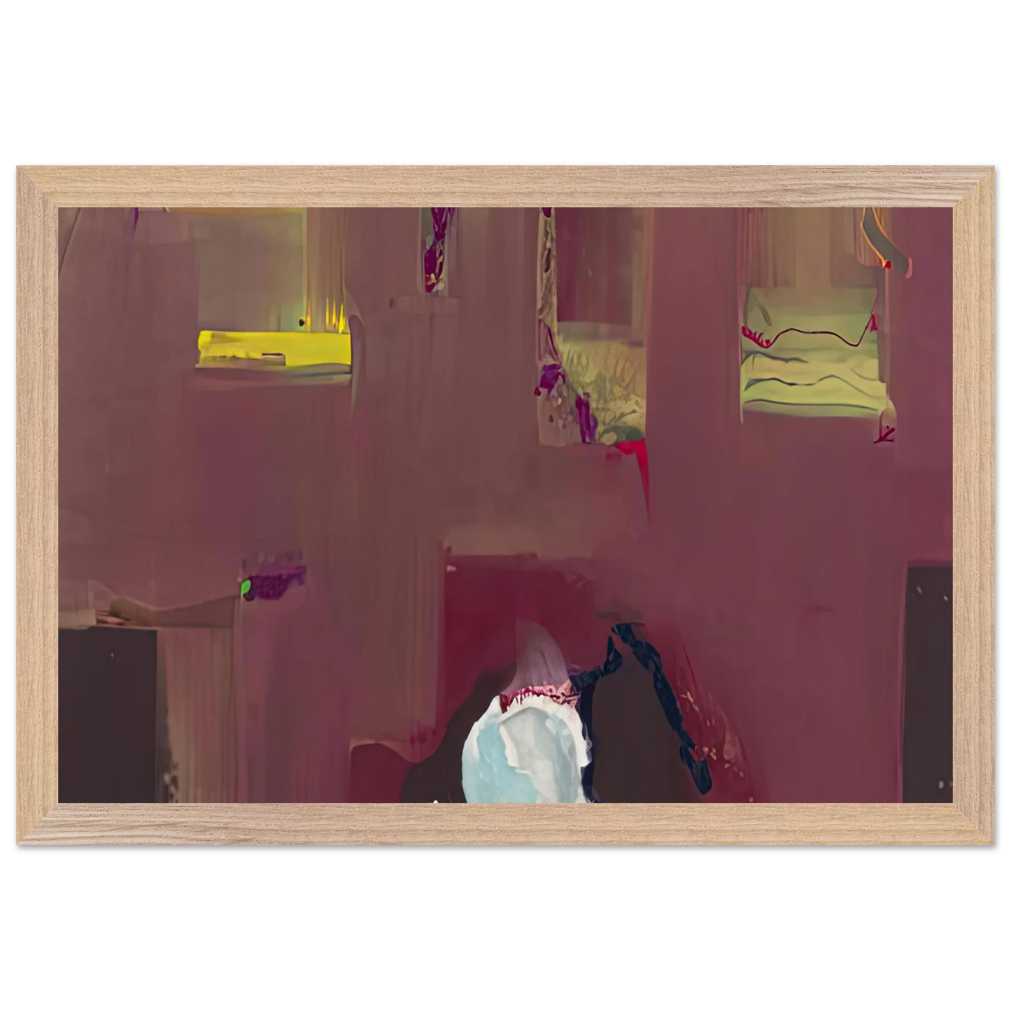 Helen Frankenthaler - Yin Yang, 1990- Wall Art - 30x40 cm / 12x16 inches - Fine Art Poster - -