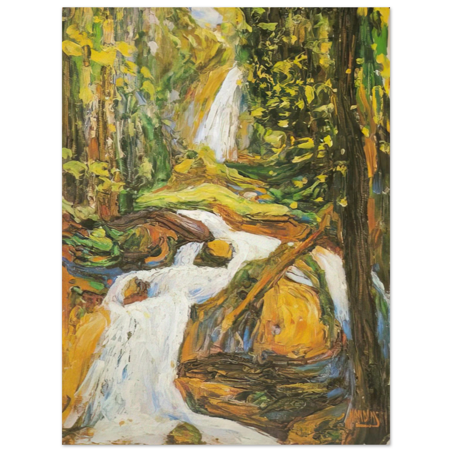Wassily Kandinsky - KOCHEL WATERFALL I Fine Art Poster - Default Title
