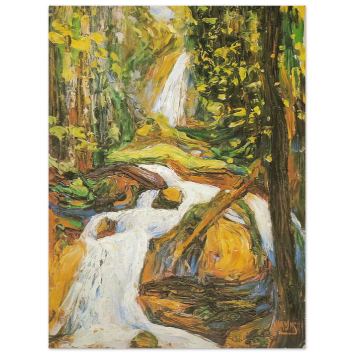 Wassily Kandinsky - KOCHEL WATERFALL I 75x100 cm / 30x40inches Fine Art Poster