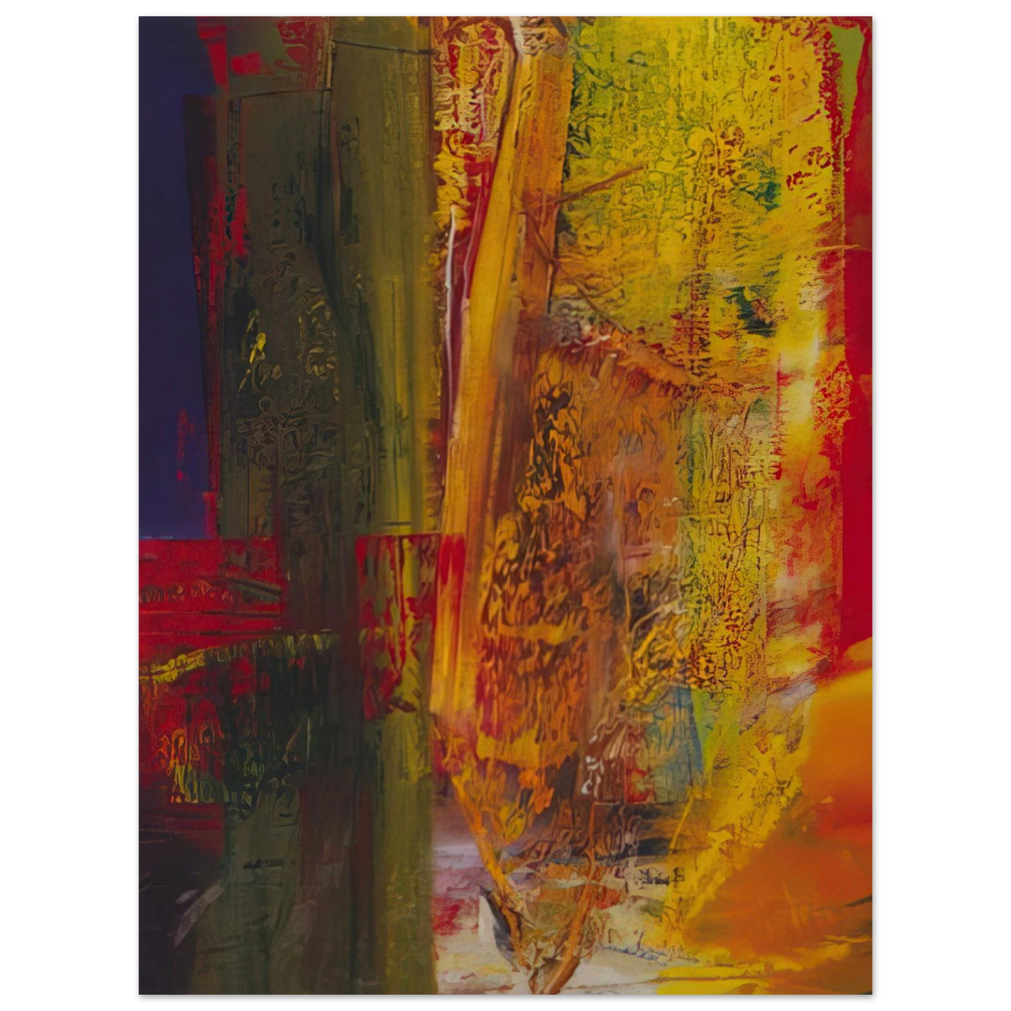 Gerhard Richter - OLBERG 1986 Fine Art Poster - Default Title