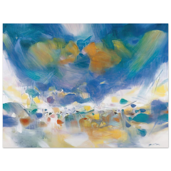 Chu teh Chun - LE VOILE DES ILLUSIONS 2007 75x100 cm / 30x40inches Fine Art Poster