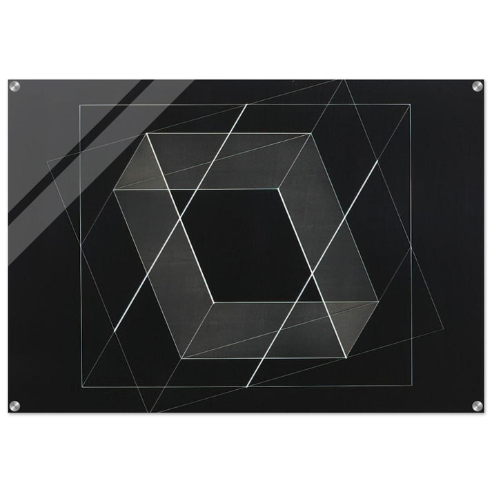 F NO 13 MULTI MOBILE 1952 - Josef Albers Acrylic Print - 70x100 cm / 28x40″ inches | Josef Albers Wall Art | Josef Albers Prints
