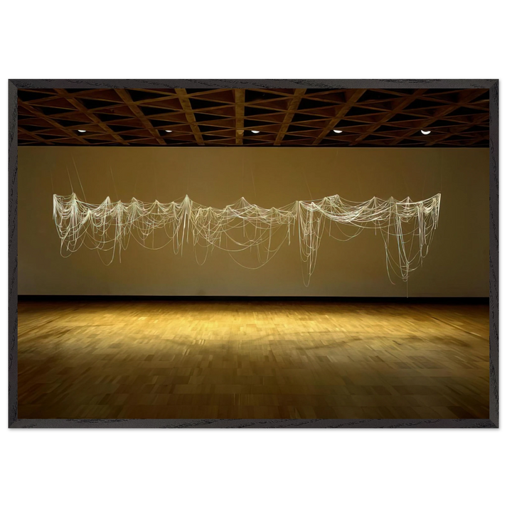 RIGHT AFTER 1969 - Eva Hesse 70x100 cm / 28x40 inches Framed Art Print – Black Wooden Frame