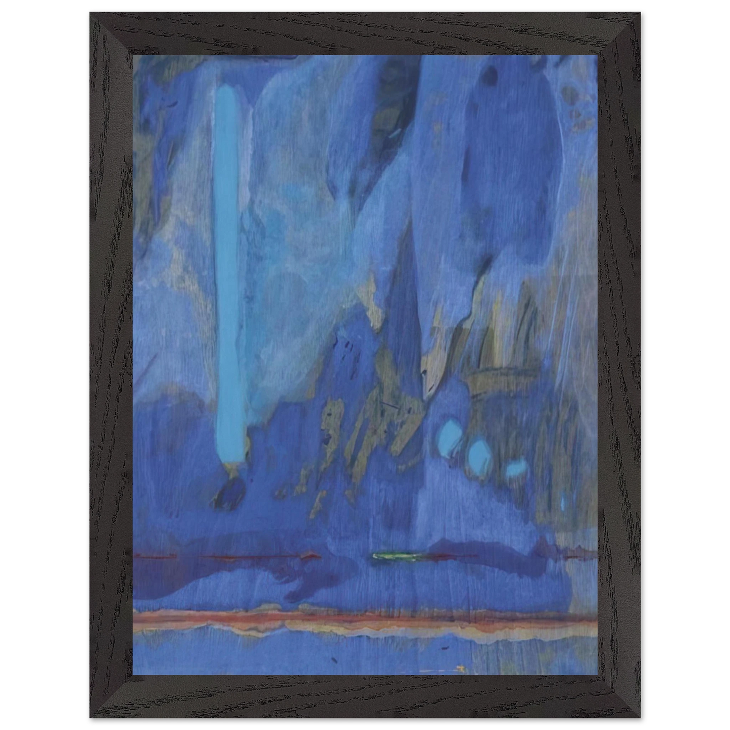 Helen Frankenthaler - Tales of Genji III - 1998 Wall art - 21x29.7 cm / 8x12" - Fine Art Poster - -