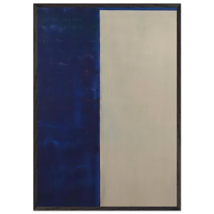 Inval - 1990 N1 - Ralston Crawford 70x100 cm / 28x40 inches Framed Art Print – Black Wooden Frame