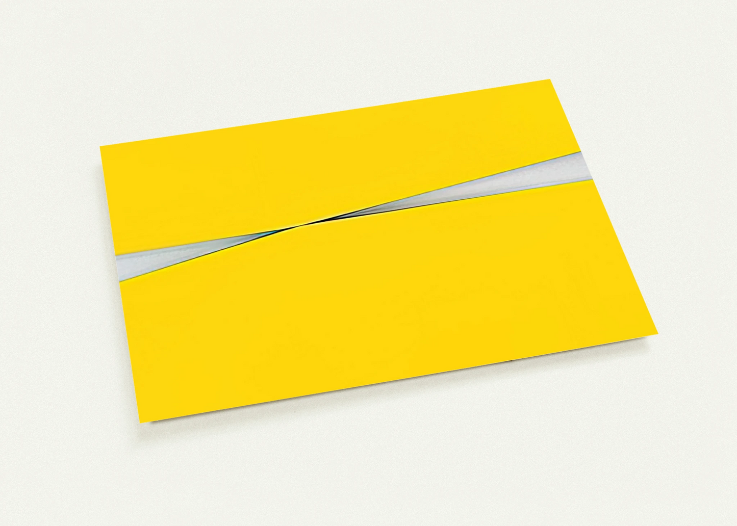 Amarillo - 1971 By Carmen Herrera Pack of 10 Post Cards | Carmen Herrera Post Cards | A6 (10.5 x 14.8 cm) - 4.1 x 5.8 inches