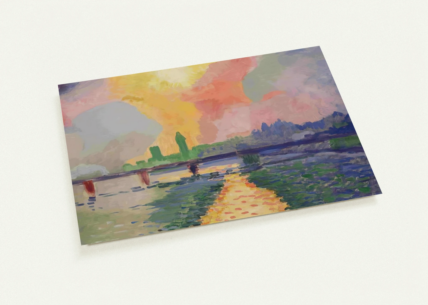 CHARING CROSS BRIDGE LONDON 1906 By Andre Derain Pack of 10 Post Cards | Andre Derain Post Cards | A6 (10.5 x 14.8 cm) - 4.1 x 5.8 inches