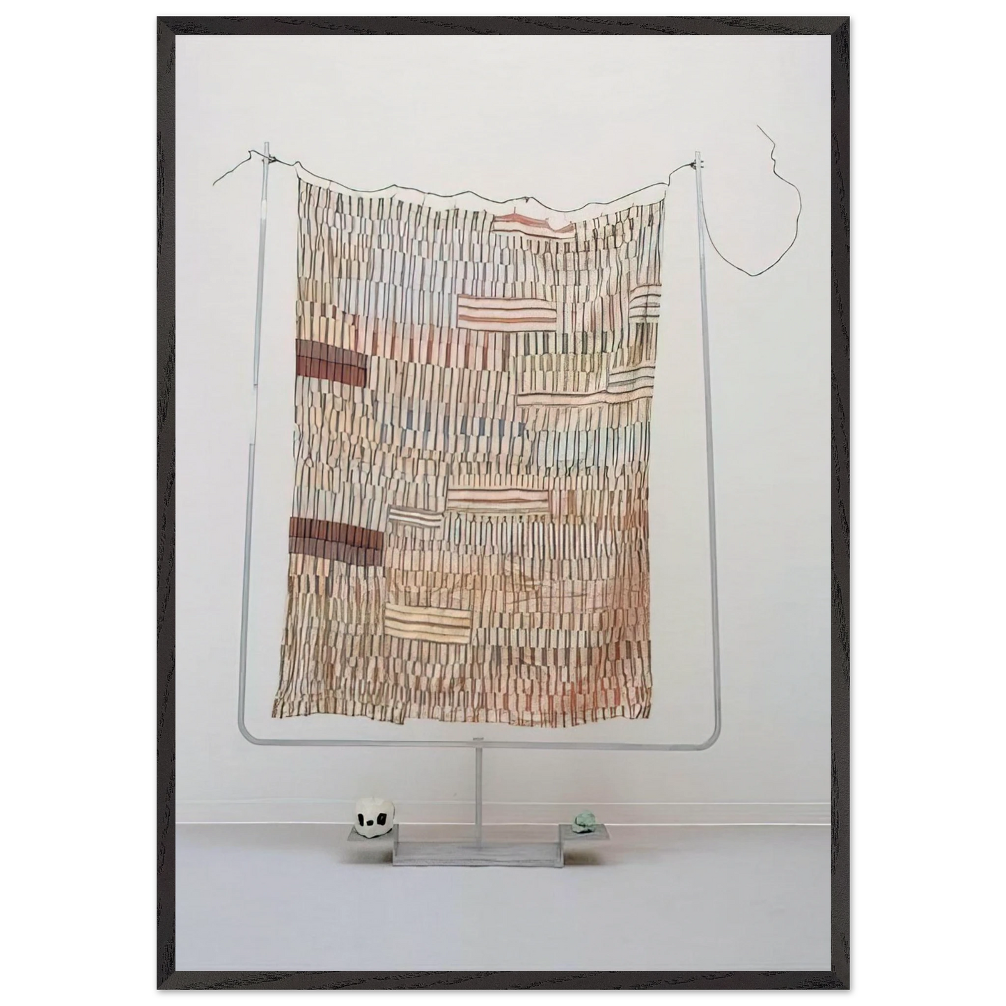 RAINBOW HARP 1985 - Robert Rauschenberg Framed Art Print – Black Wooden Frame - Default Title - -Framed Art Print