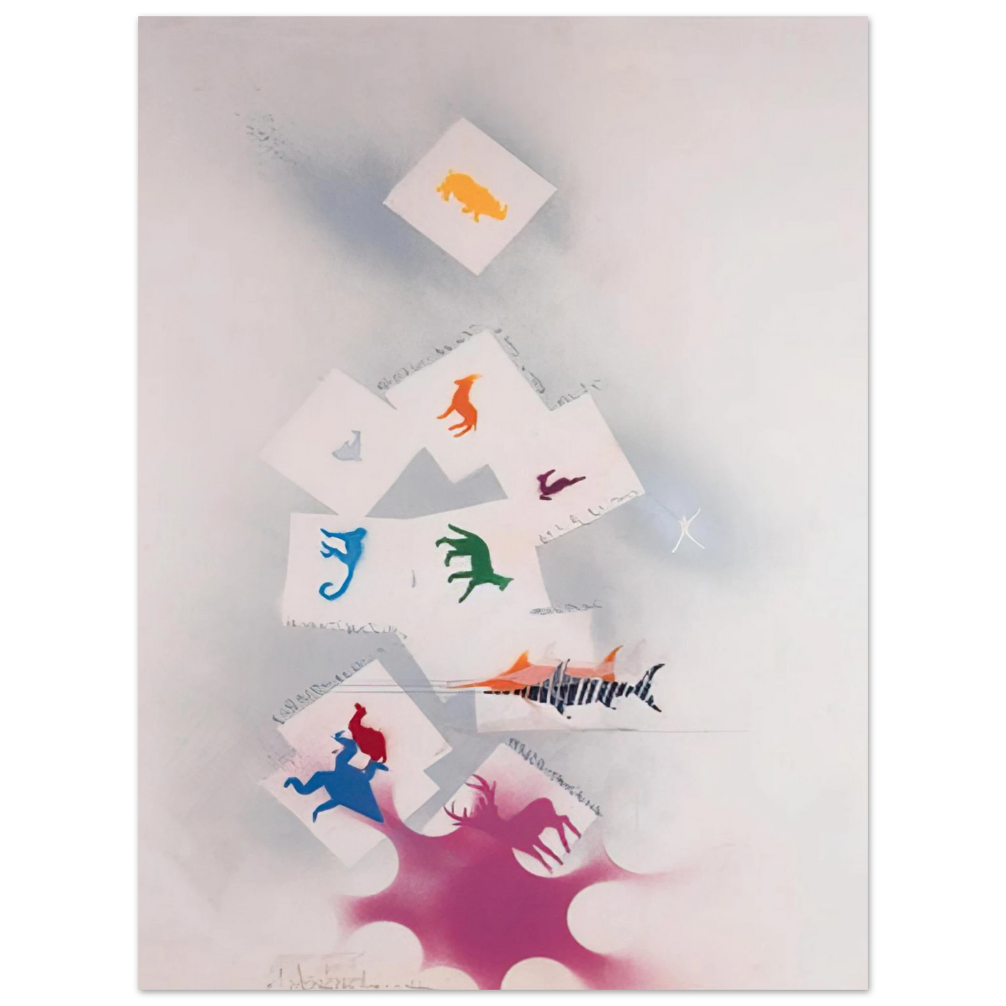 Alighiero Boetti - UNTITLED 2 Fine Art Poster - Default Title