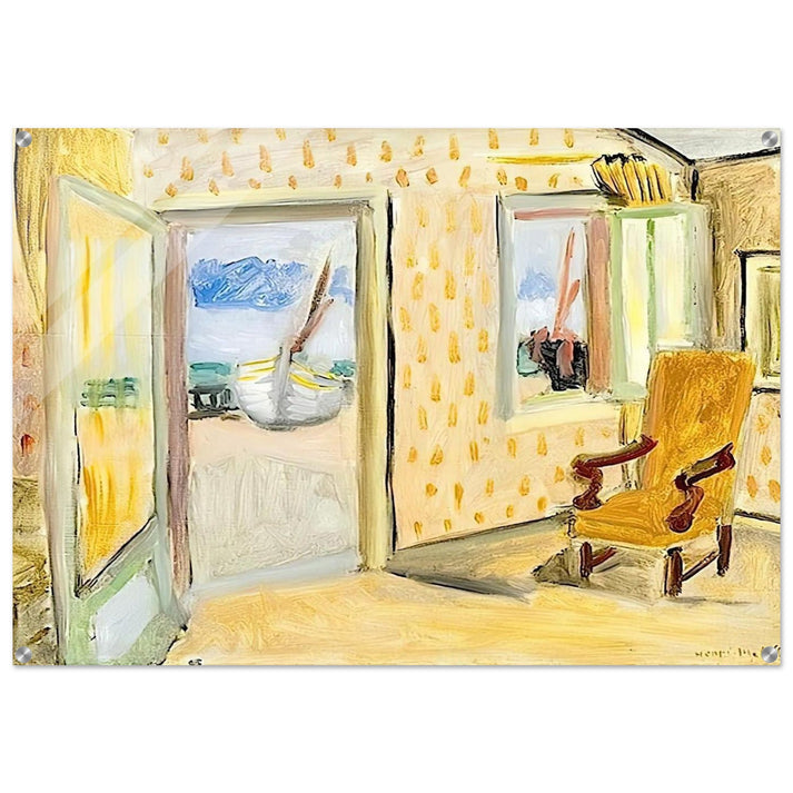 INTERIOR OPEN DOOR 1920 - Henri Matisse Acrylic Print - 70x100 cm / 28x40″ inches