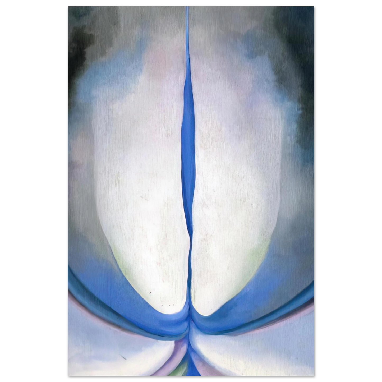 Georgia O'Keeffe - Blue Line Fine Art Poster - 40x60 cm / 16x24 inches