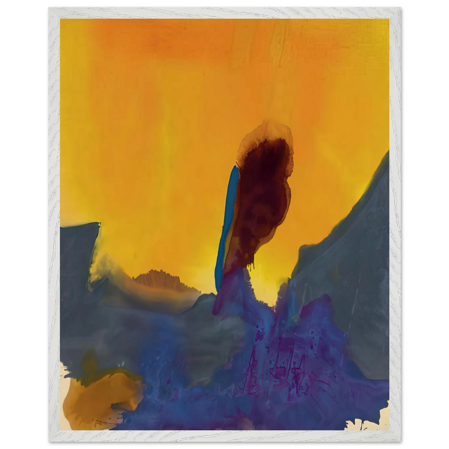 Helen Frankenthaler - Glow II - 1968 Wall art - 45x60 cm / 18x24 inches - Fine Art Poster - -