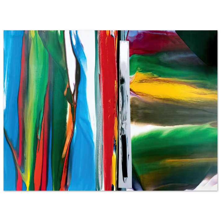 Paul Jenkins - Phenomena Astral Tundra - 1986 75x100 cm / 30x40inches Fine Art Poster