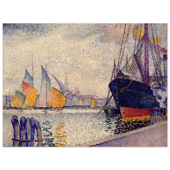 Henri-Edmond Cross - Canal de la Guidecca, Venice 75x100 cm / 30x40inches Fine Art Poster