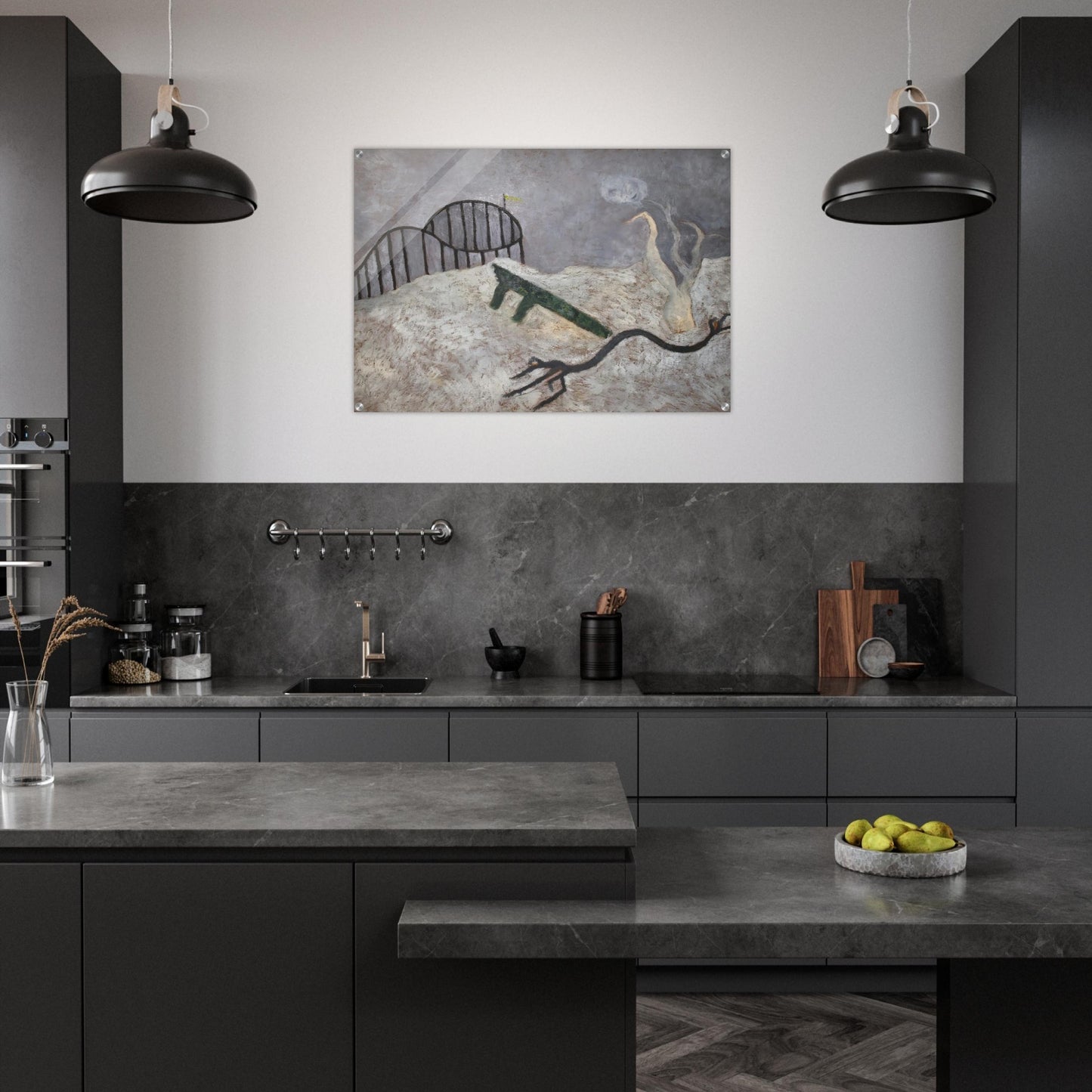 Coney Island - 1945 - Theodoros Stamos Acrylic Print - 70x100 cm / 28x40″ inches