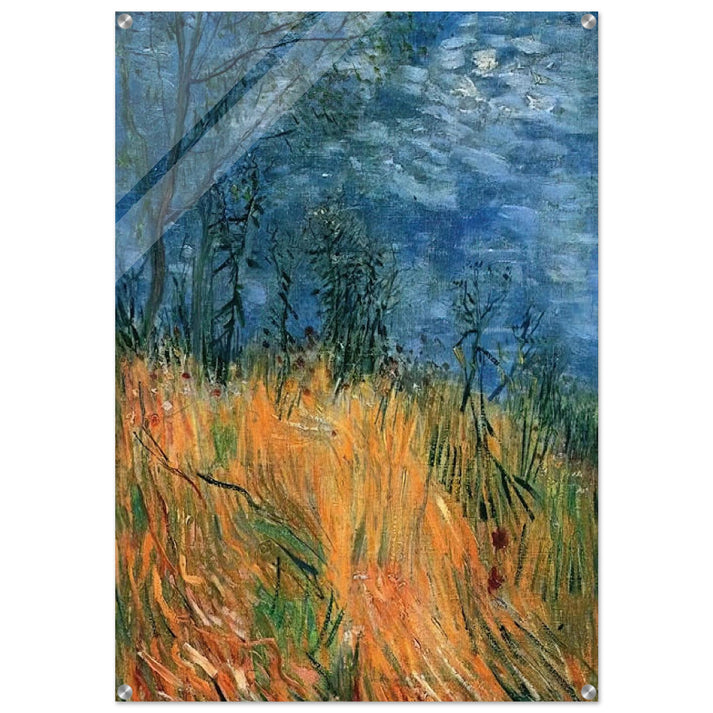 Edge of a Wheatfield with Poppies - Vincent van Gogh Acrylic Print - 70x100 cm / 28x40″ inches