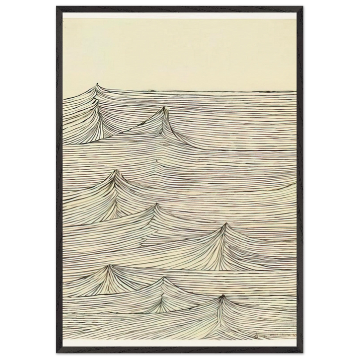 Untitled 2 N3 - Louise Bourgeois 70x100 cm / 28x40 inches Framed Art Print – Black Wooden Frame