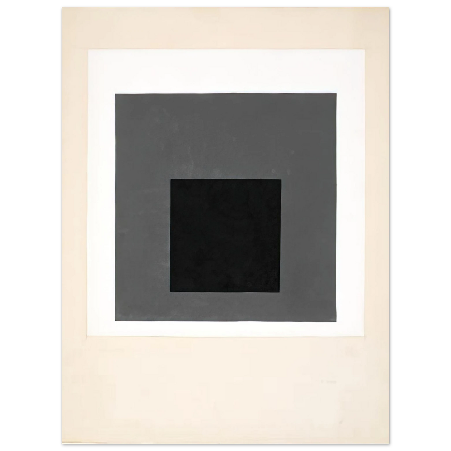 Josef Albers - STUDY FOR A HOMAGE TO THE SQUARE 1949 Fine Art Poster - Default Title