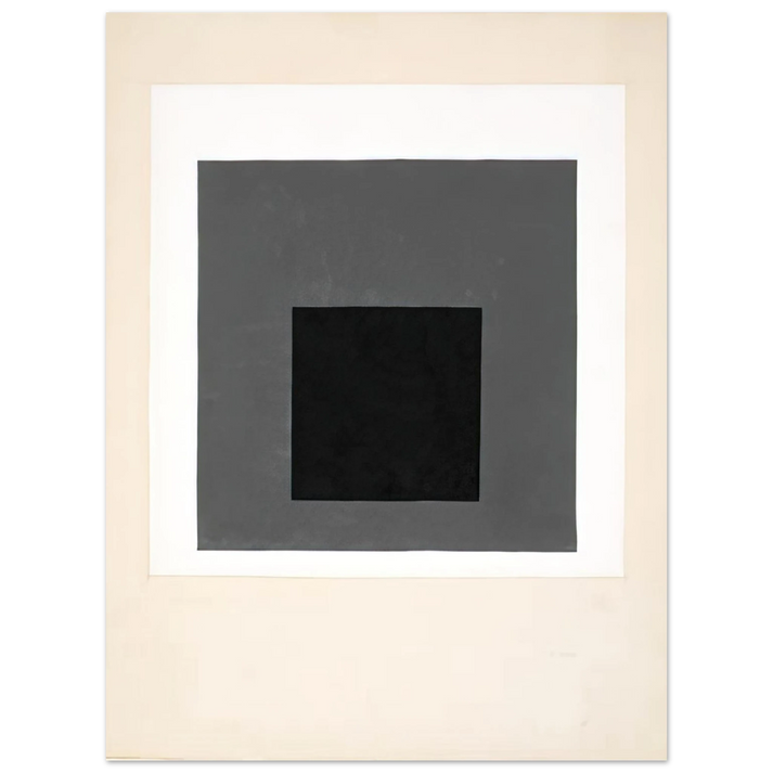 Josef Albers - STUDY FOR A HOMAGE TO THE SQUARE 1949 75x100 cm / 30x40inches Fine Art Poster