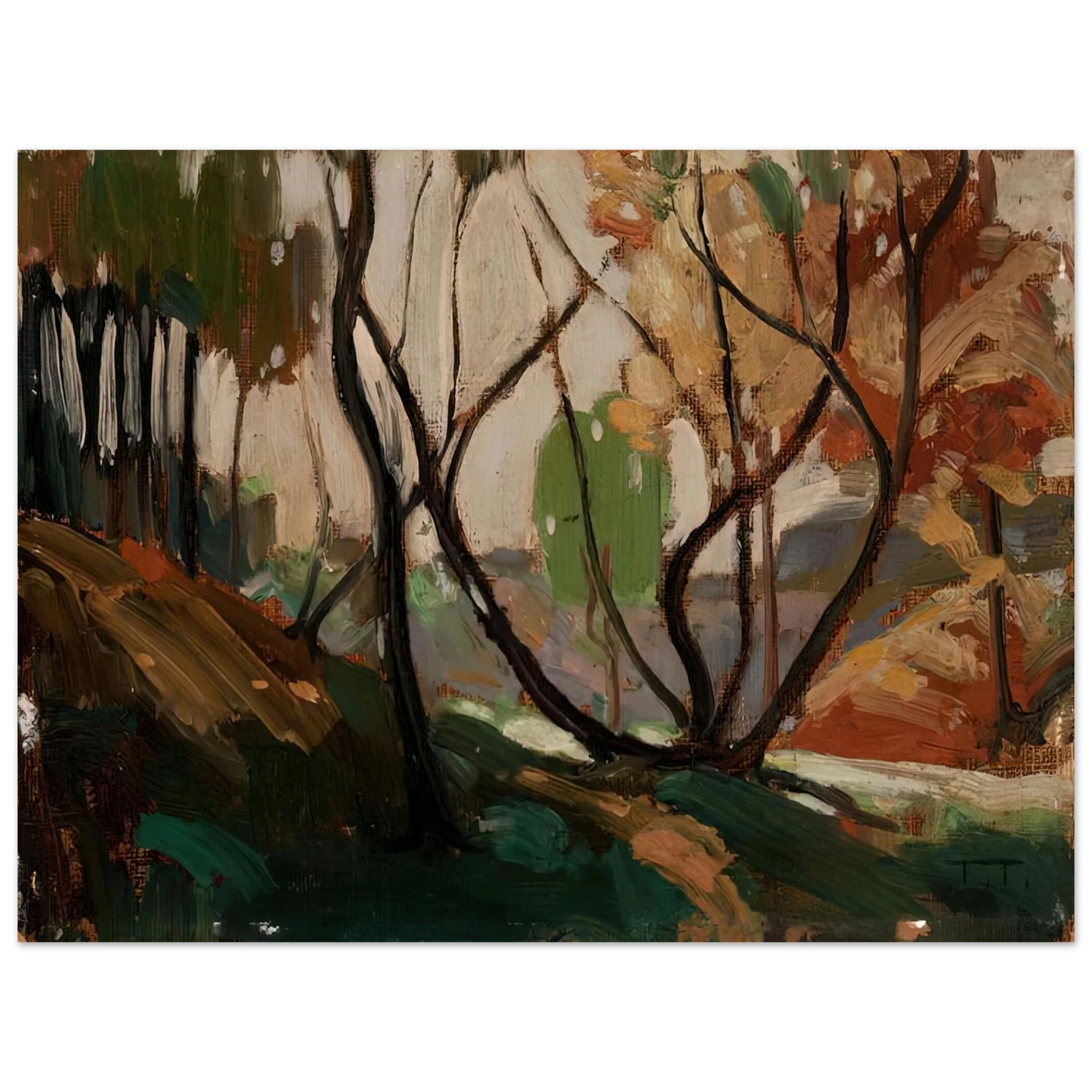 Tom Thomson - SKETCH FOR OPULENT OCTOBER 1915 Fine Art Poster - Default Title