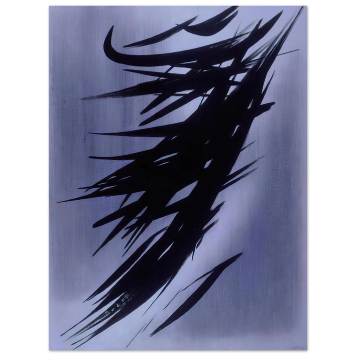 Hans Hartung - Untitled T1958-3 - 1958 75x100 cm / 30x40inches Fine Art Poster