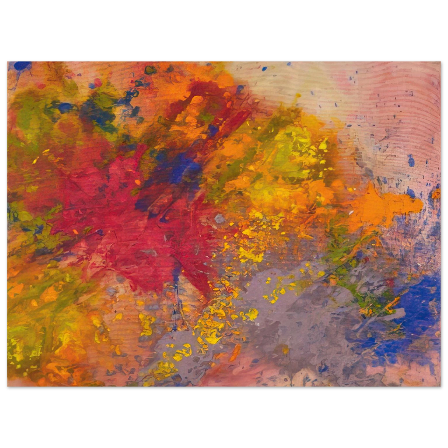 Sam Gilliam - Red Linger Fine Art Poster - Default Title