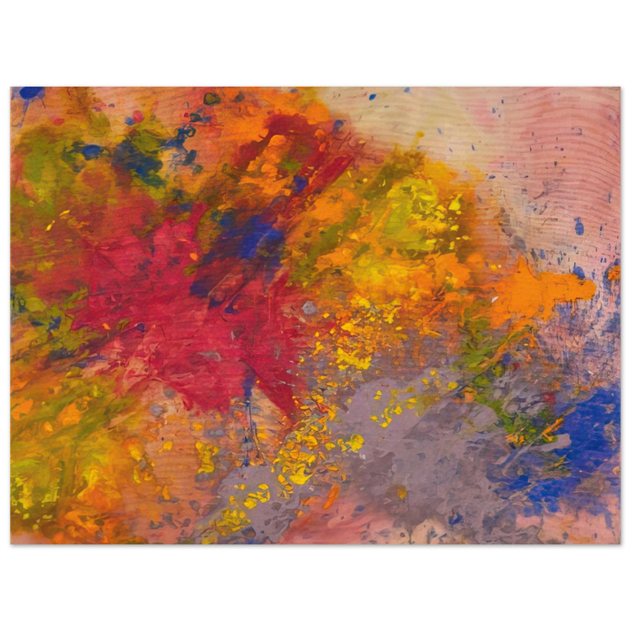 Sam Gilliam - Red Linger 75x100 cm / 30x40inches Fine Art Poster