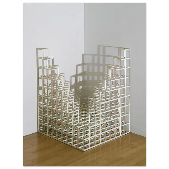 Sol LeWitt - Title Corner piece #4 75x100 cm / 30x40inches Fine Art Poster
