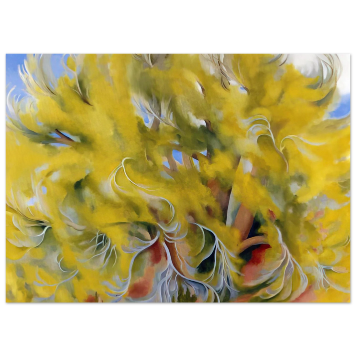 Georgia O'Keeffe - Cottonwood Tree in Spring Fine Art Poster