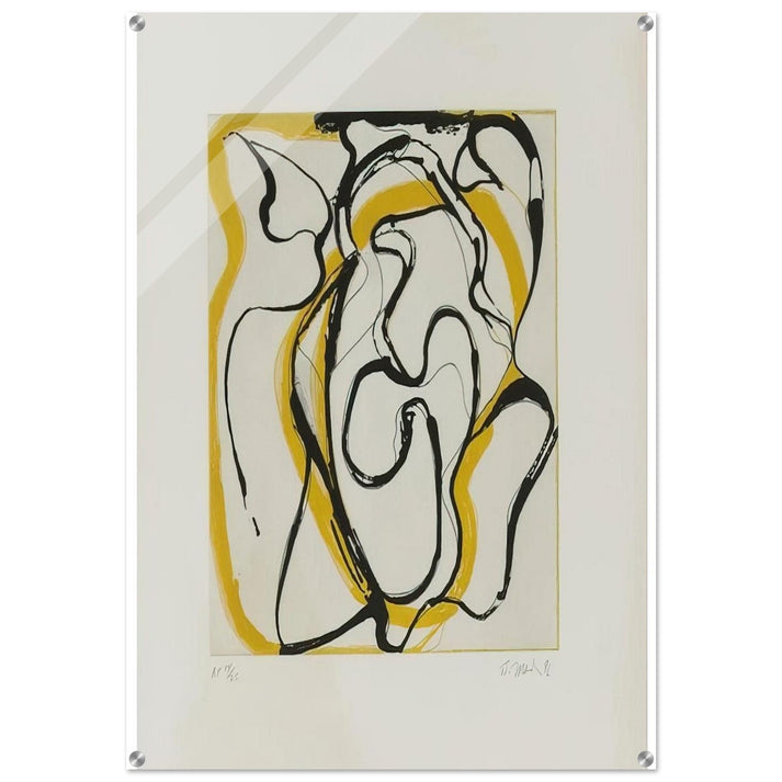 Untitled - Abstract Expressionism - Brice Marden Acrylic Print - 70x100 cm / 28x40″ inches | Brice Marden Wall Art | Brice Marden Prints